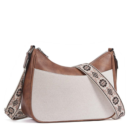 european and american retro solid color shoulder bag