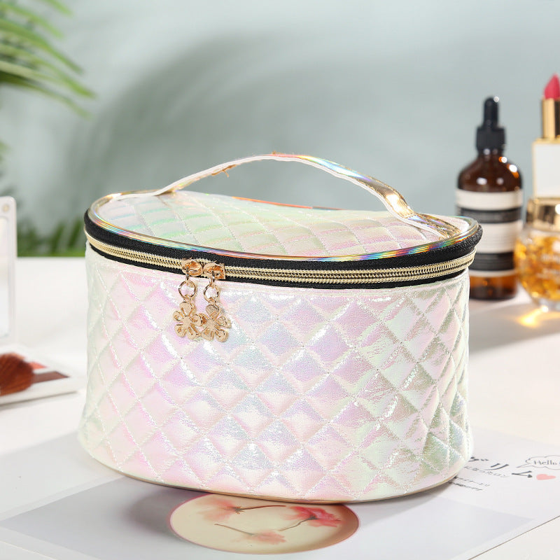 large capacity pu cosmetic bag travel fashion waterproof portable storage bag