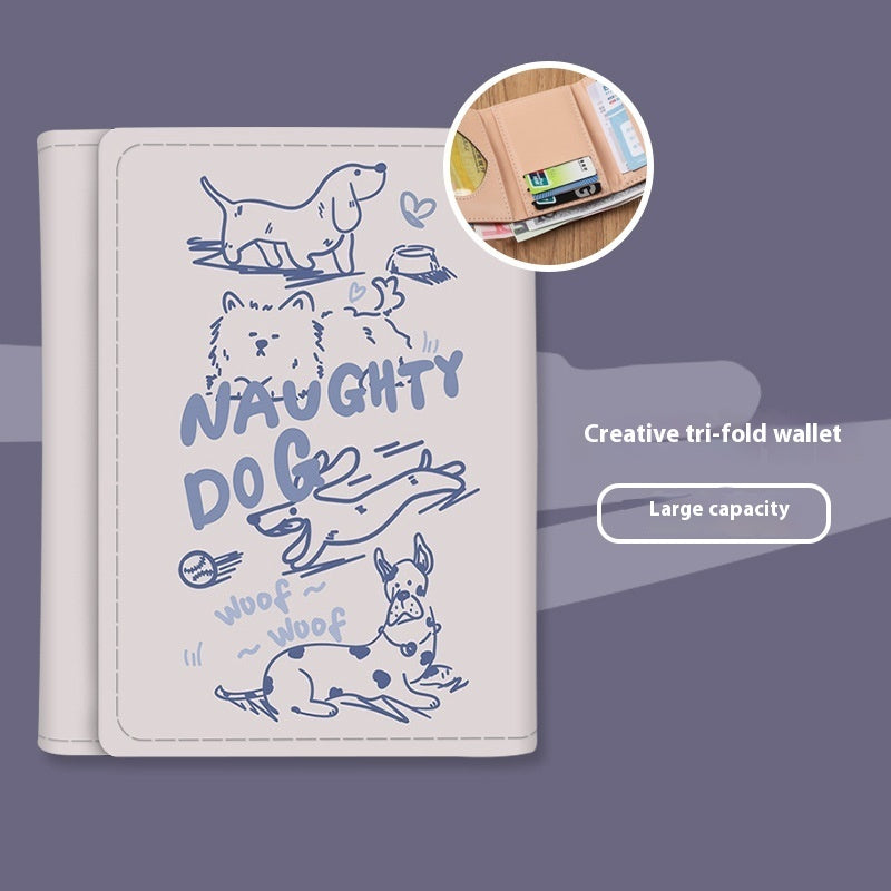 cartoon wallet cute original design multiple card slots female
