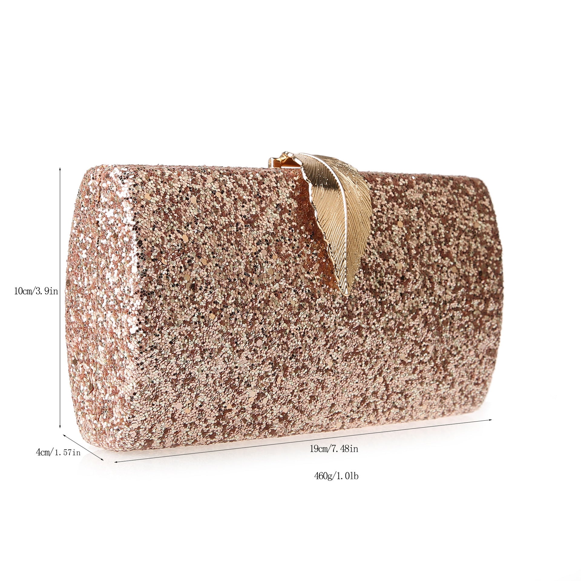 sequined dinner bag fashion simple clutch long small square bag dress bridal bag party wedding