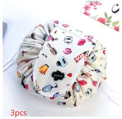 lazy drawstring cosmetic bag buggy bag