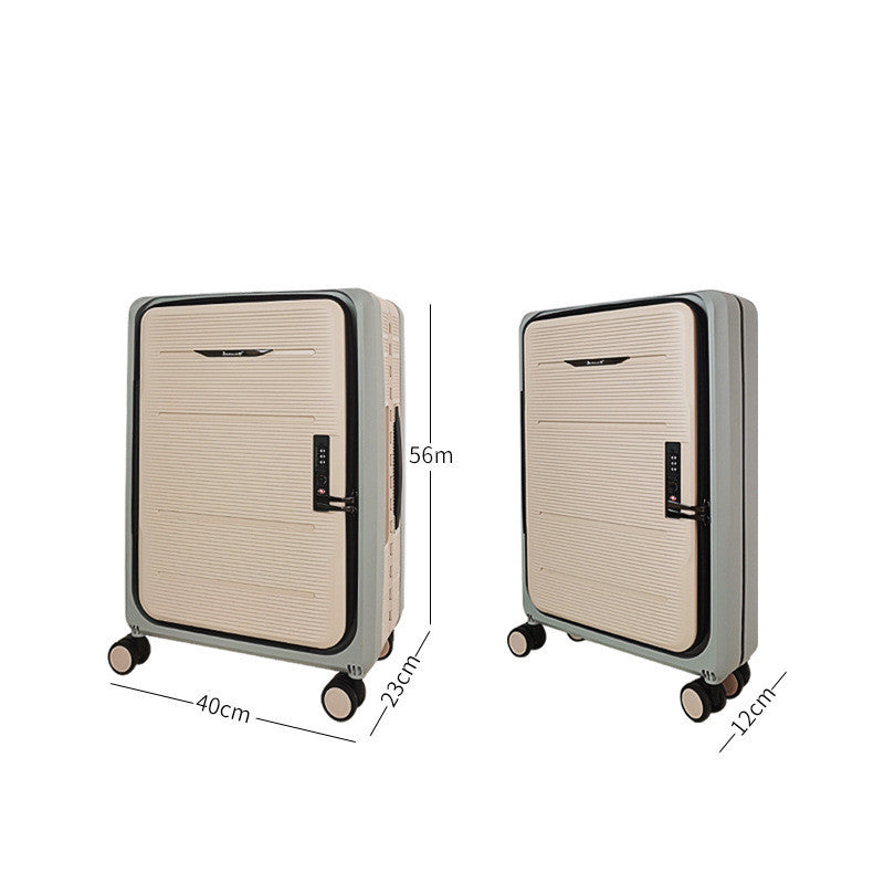 24 inch universal wheel password trolley case