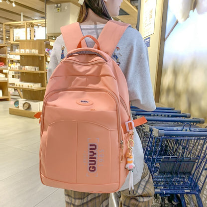 Version High School Student Schoolbag Large Capacity