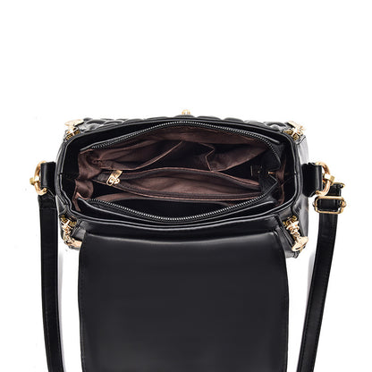 simple casual texture shoulder western style popular messenger bag