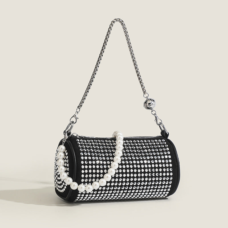 shiny rhinestone crossbody bag casual fashion