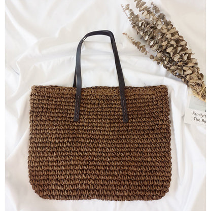 new seaside holiday woven bag portable