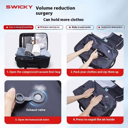 swicky trolley high grade large capacity boarding backpack