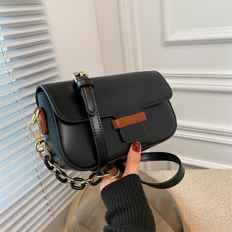 Retro Caramel Saddle Bag Simple New Style