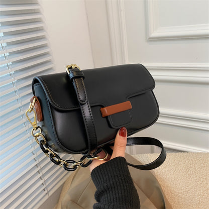 Retro Caramel Saddle Bag Simple New Style