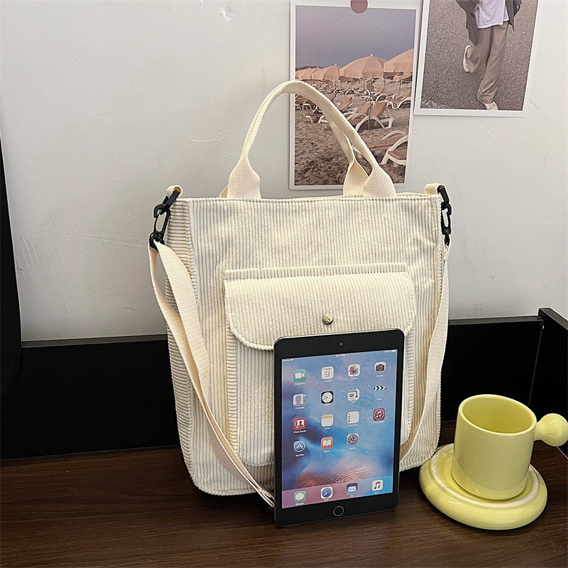 winter new womens bags japanese style artistic student handbag simple