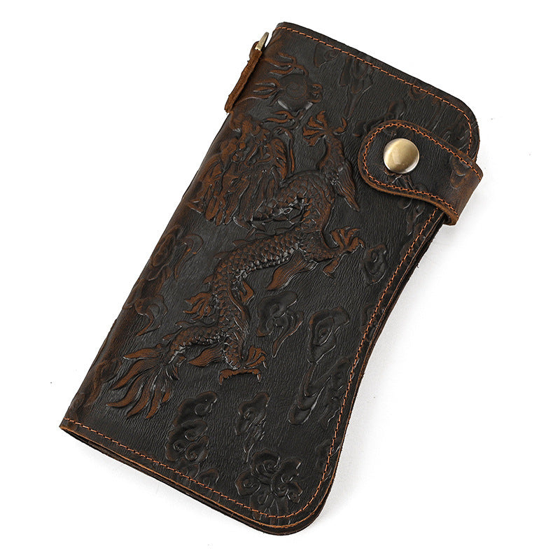 mens crazy horse leather wallet