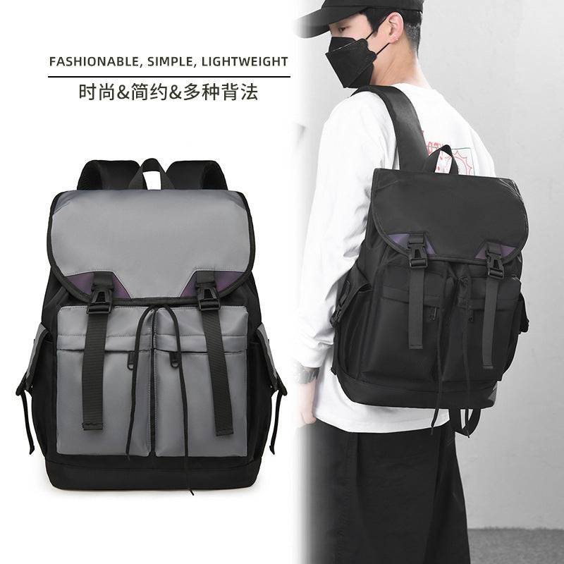 flip large capacity travel backpack outdoor casual fashion backpack