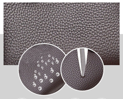 leather waist bag mens slung multifunctional waterproof