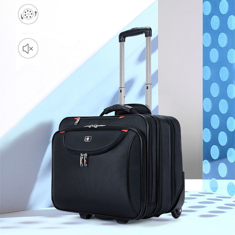 boarding bag embroidery luggage large capacity trolley case