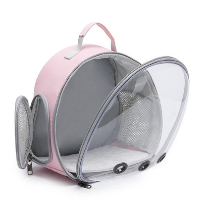 pet backpack hamster carrier transparent small animal carrier guinea pig backpack sugar glider ferret pet bag rabbit bunny cage