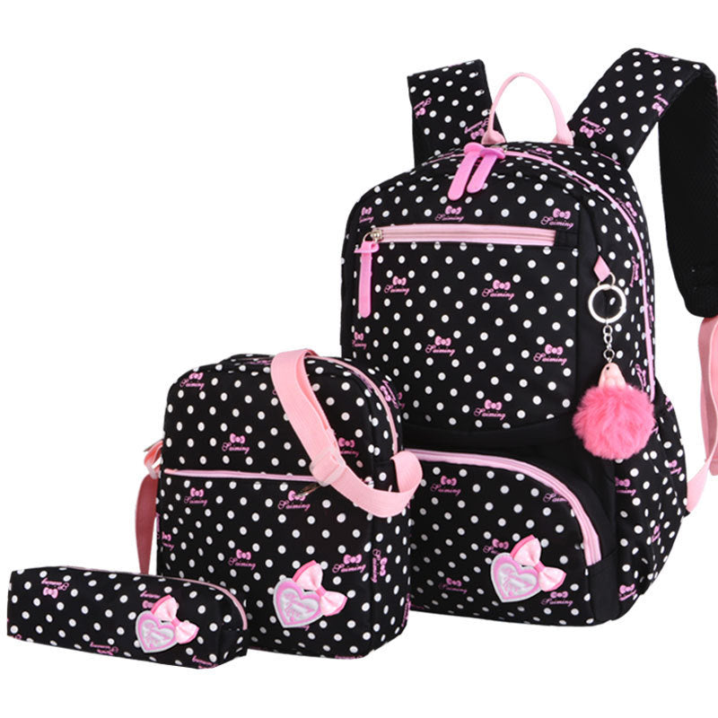 elementary school girl korean style cute princess backpack