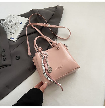 womens messenger bag fashion portable one shoulder bucket bag