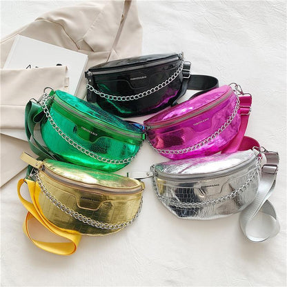 pu fashion crossbody women chest bag stone pattern one shoulder crossbody bag all match messenger belt bags