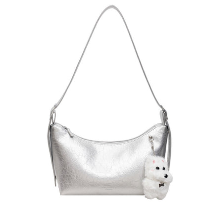 Solid-color Minimalist Elegant Underarm Single-shoulder Crossbody Bag