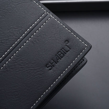 mens short business simple fashion soft wallet