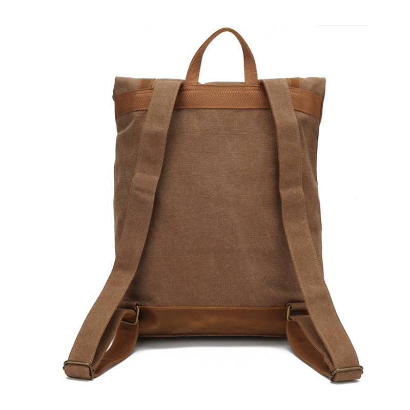 one shoulder roll top roll cover backpack