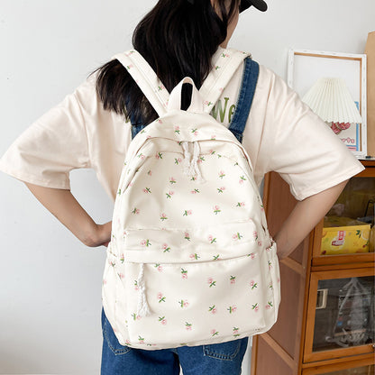 student schoolbags casual all matching summer simplicity backpack