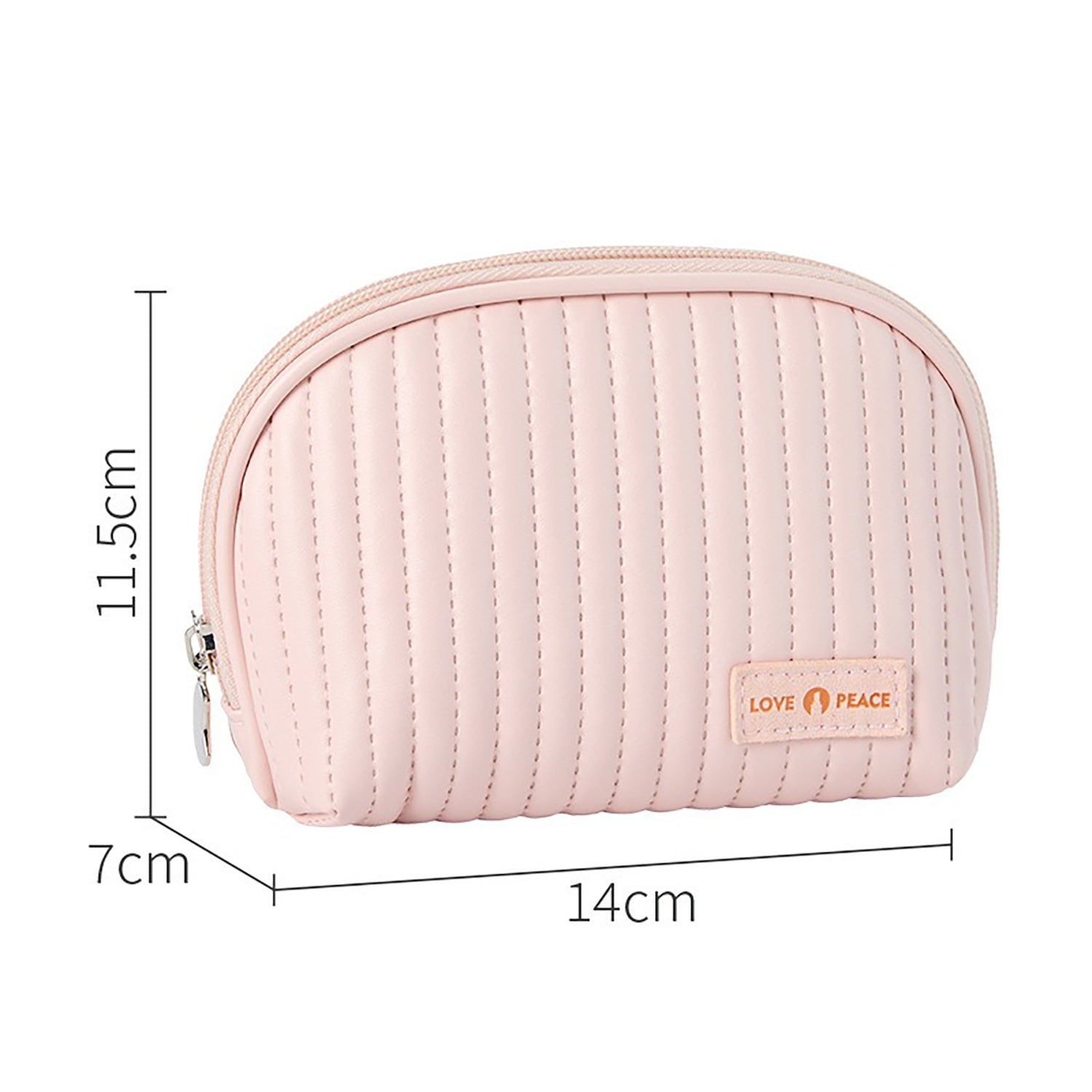 round cake cosmetic bag cosmetic bag cute travel organizer pouch set for women pu leather waterproof wash bag large capacity advanced feeling portable cosmetic bag