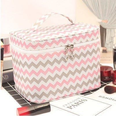 net red cosmetic bag portable large capacity travel waterproof