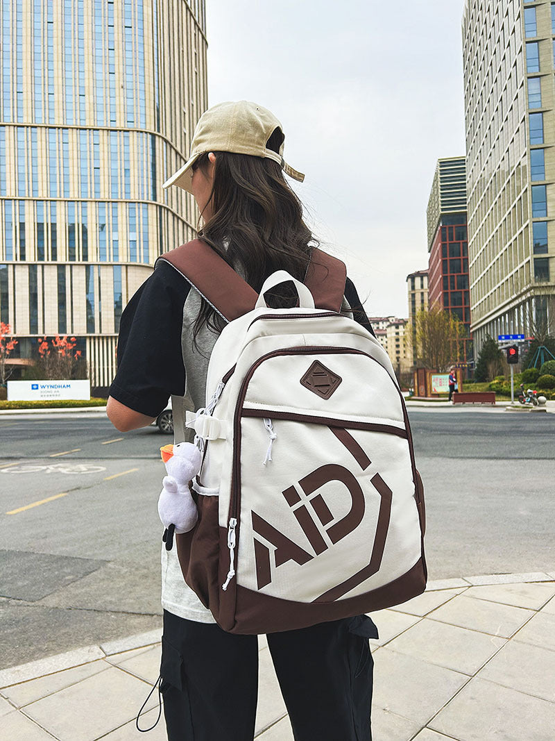 street trend small casual backpack bag portable all match schoolbag