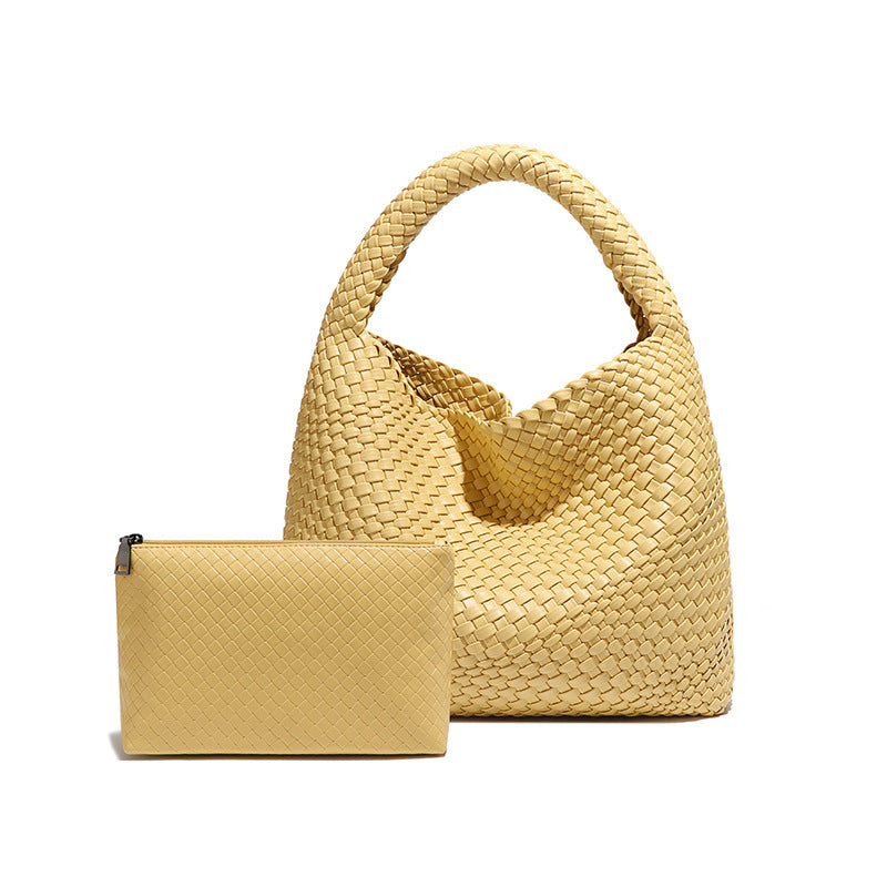 large capacity combination bags trend underarm shoulder handmade soft texture