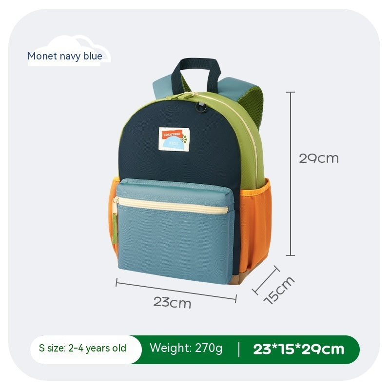 kindergarten backpack children and boys super light