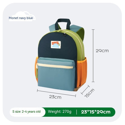 kindergarten backpack children and boys super light