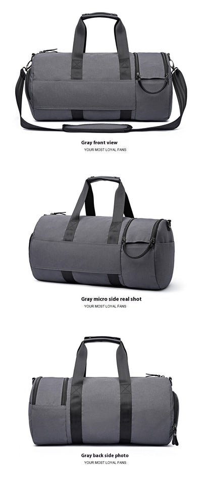 waterproof polyester fabrics gym bag portable travel handbag