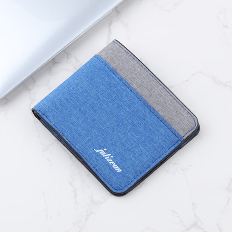 personalized trendy niche contrast color wallet mens wallet