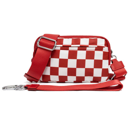 Double-layer Polyester Waterproof Outdoor Sports Running Crossbody Waist Bag