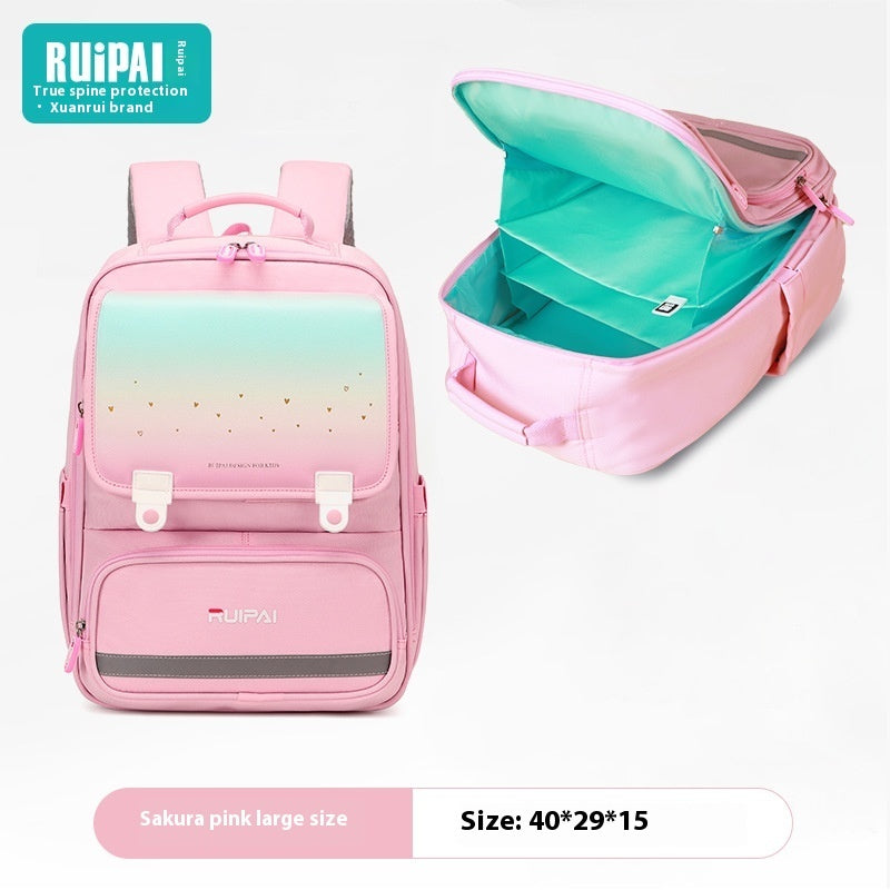 Primary School Student Schoolbag Burden Reduction Spine Protection