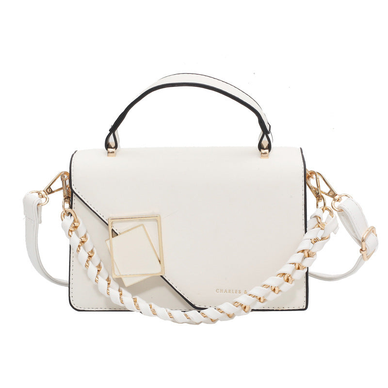 Chain Shoulder Crossbody Bag Handheld Small Square Bag