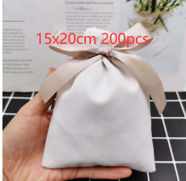 white cosmetic bag jewelry bag jewelry packaging small bag