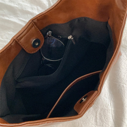 Large Capacity Soft Leather Handbag For Women