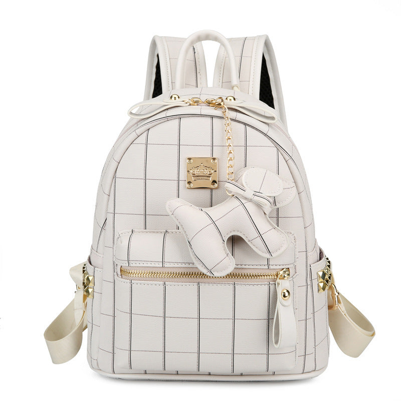 fashion ladies preppy student campus book backpack