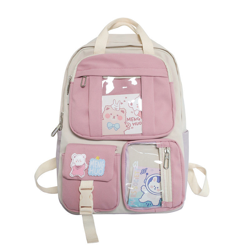 fashion female college student simple schoolbag