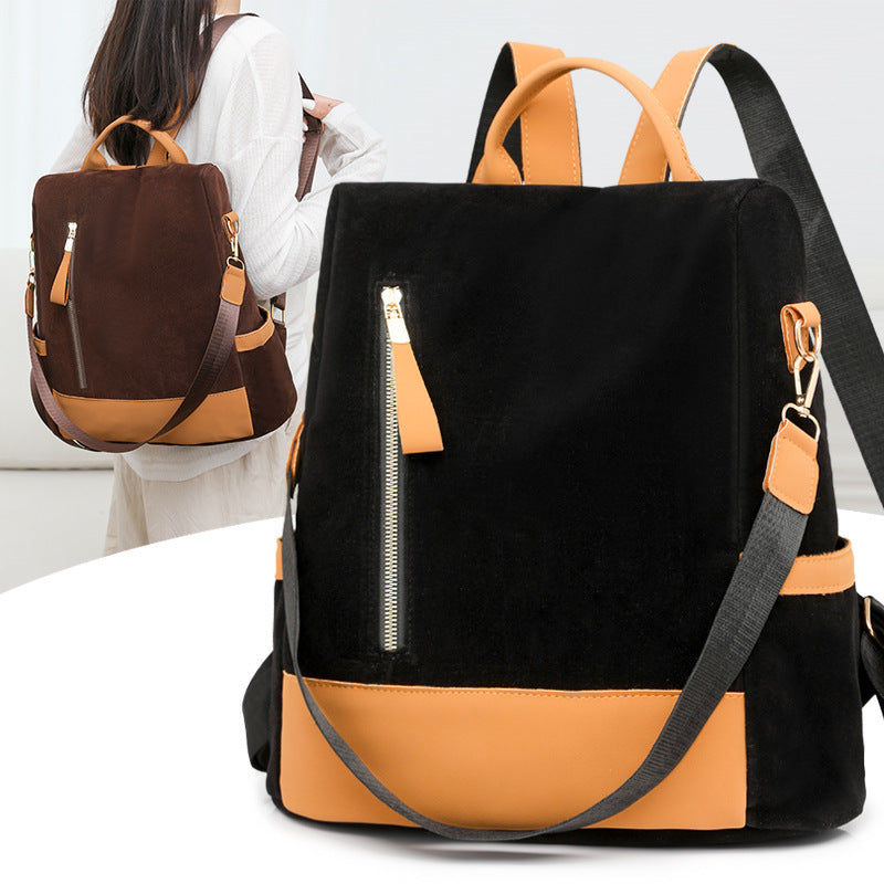 fashion all matching large capacity backpack go out travel