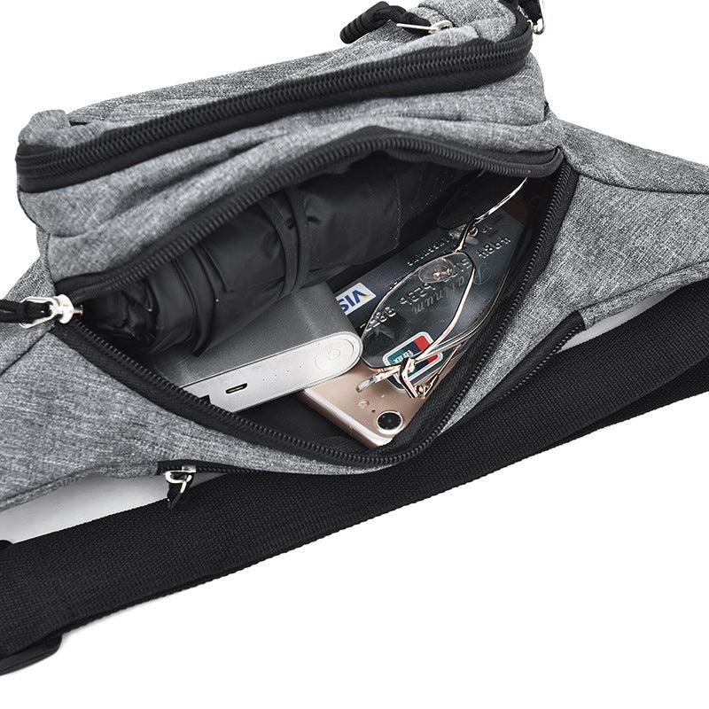 running mobile phone lightweight oxford cloth crossbody back