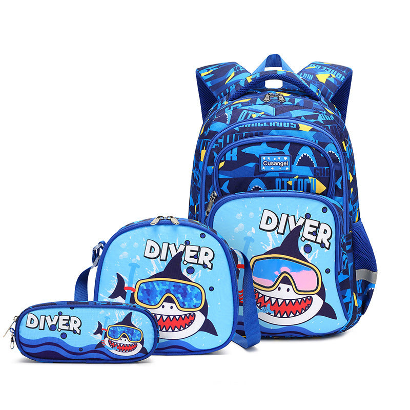 primary school student schoolbag boys stylish and lightweight grade 1 3 children backpack