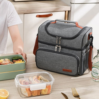 double layer refrigerated fruit shoulder picnic bag