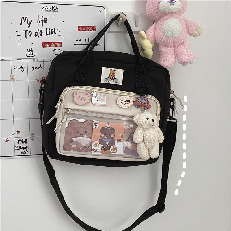 cute girl student all match one shoulder messenger bag