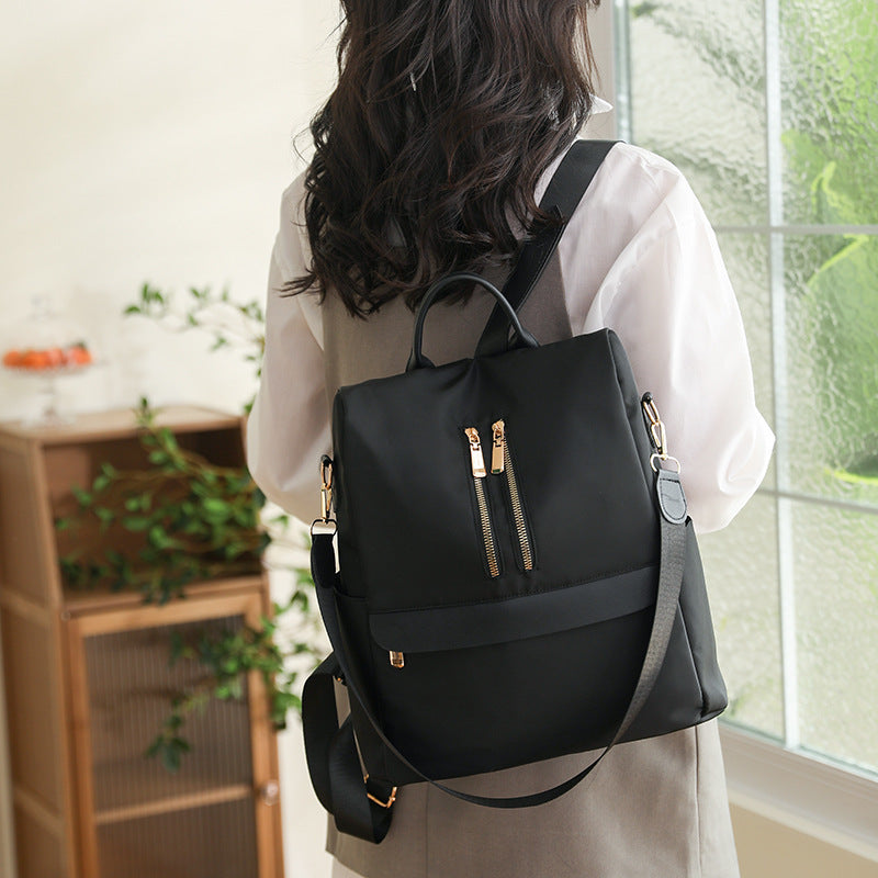 fashion retro unisex backpack oxford cloth