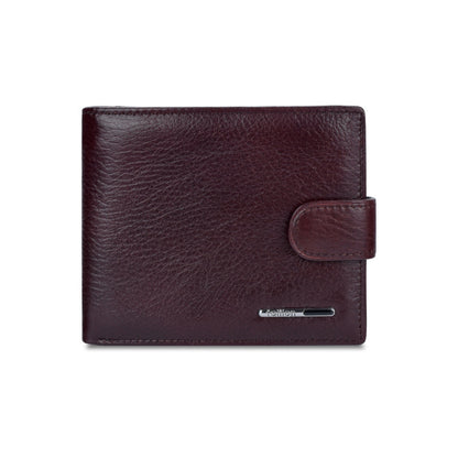 mens leather wallet multifunctional short men