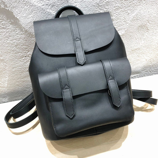 leather retro handmade first layer cowhide backpack backpack small bag