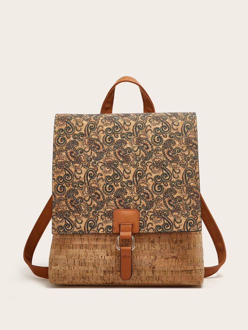 affordable luxury fashion high grade fashion retro printed backpack